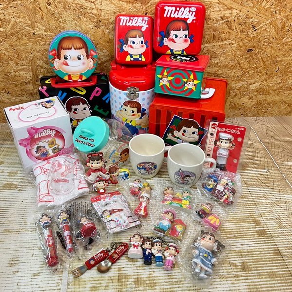 不二家 ★ ペコちゃん まとめ売り ★ キャラクター ペコ peko poko ポコちゃん ミルキー キーホルダー 缶 雑貨 札幌発