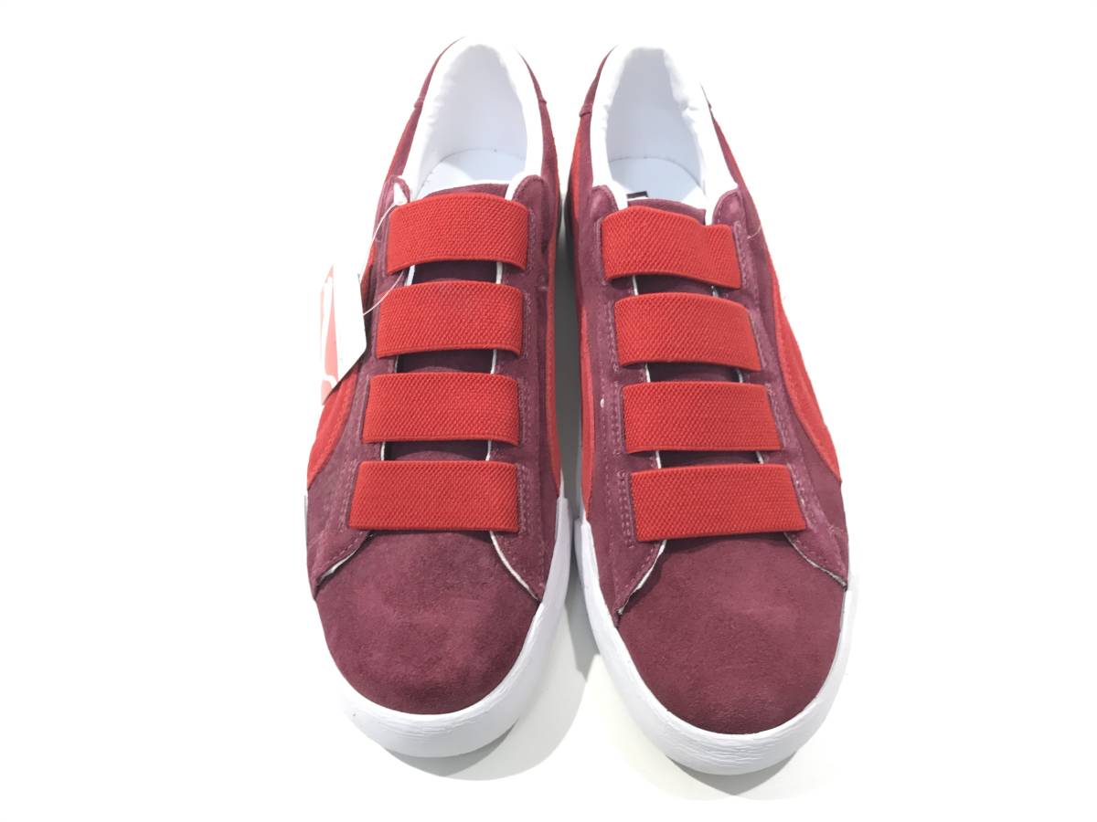 1円スタート 中古品 PUMA プーマ ファットレース＋ チームバーガンディ 