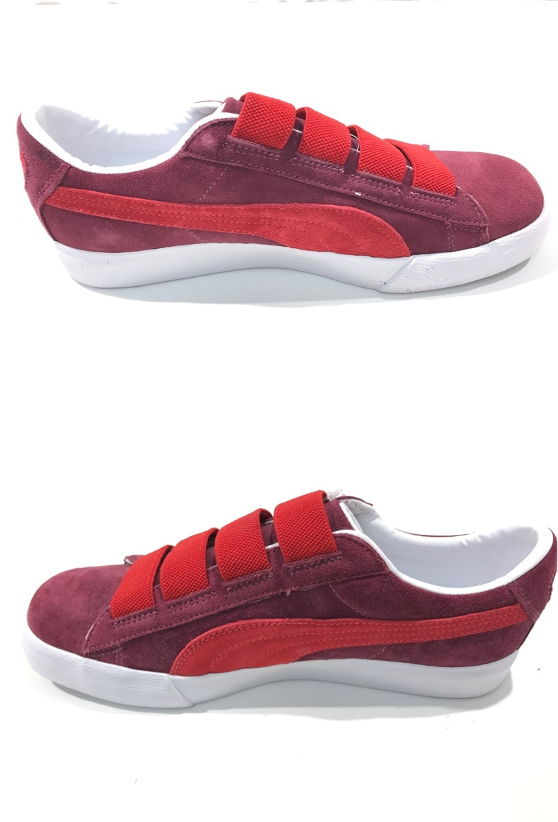 1円スタート 中古品 PUMA プーマ ファットレース＋ チームバーガンディ 