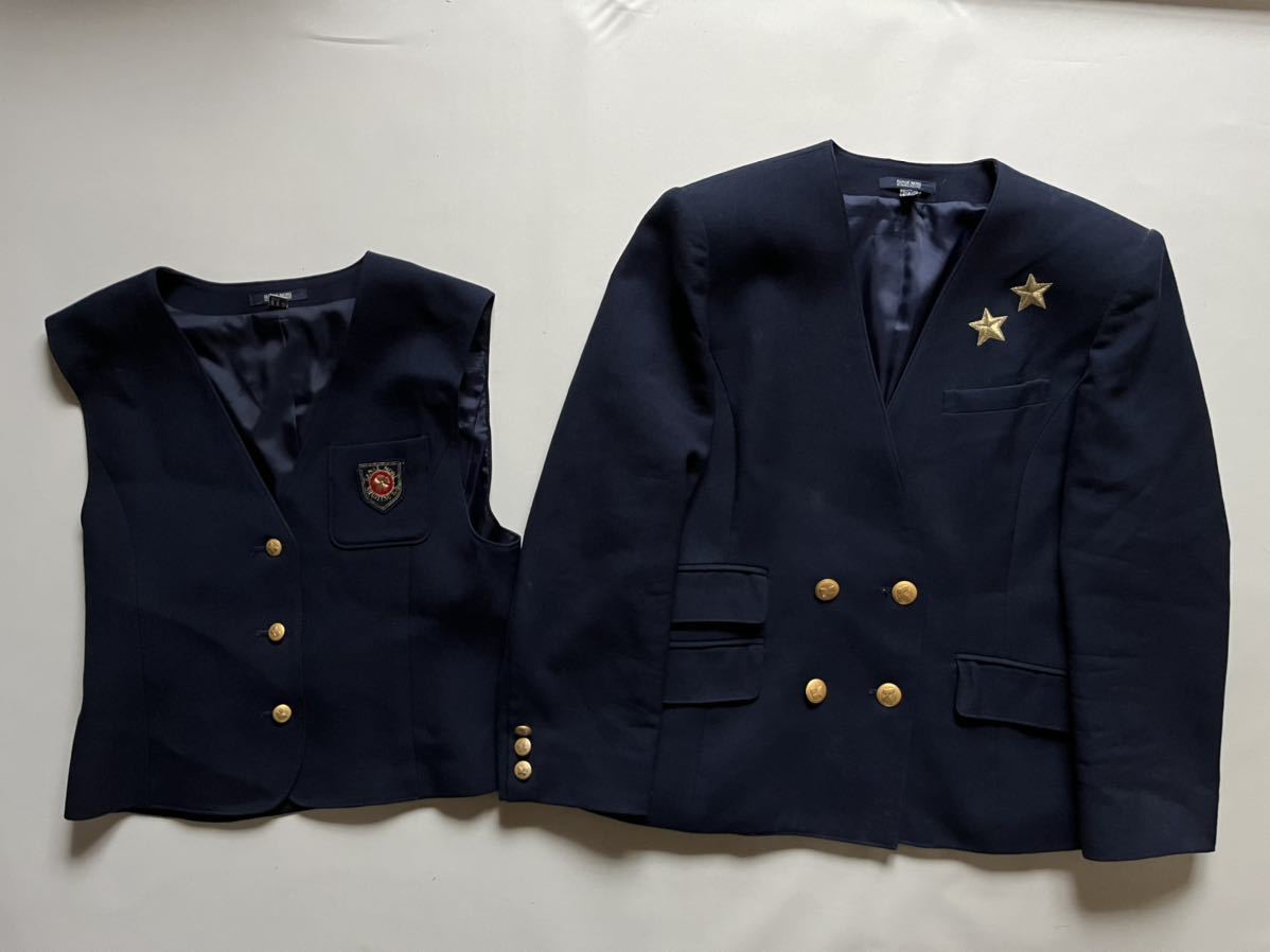 ☆3点セット 森英恵 ハナエモリ HANAE MORI 就実高校 女子 冬服 