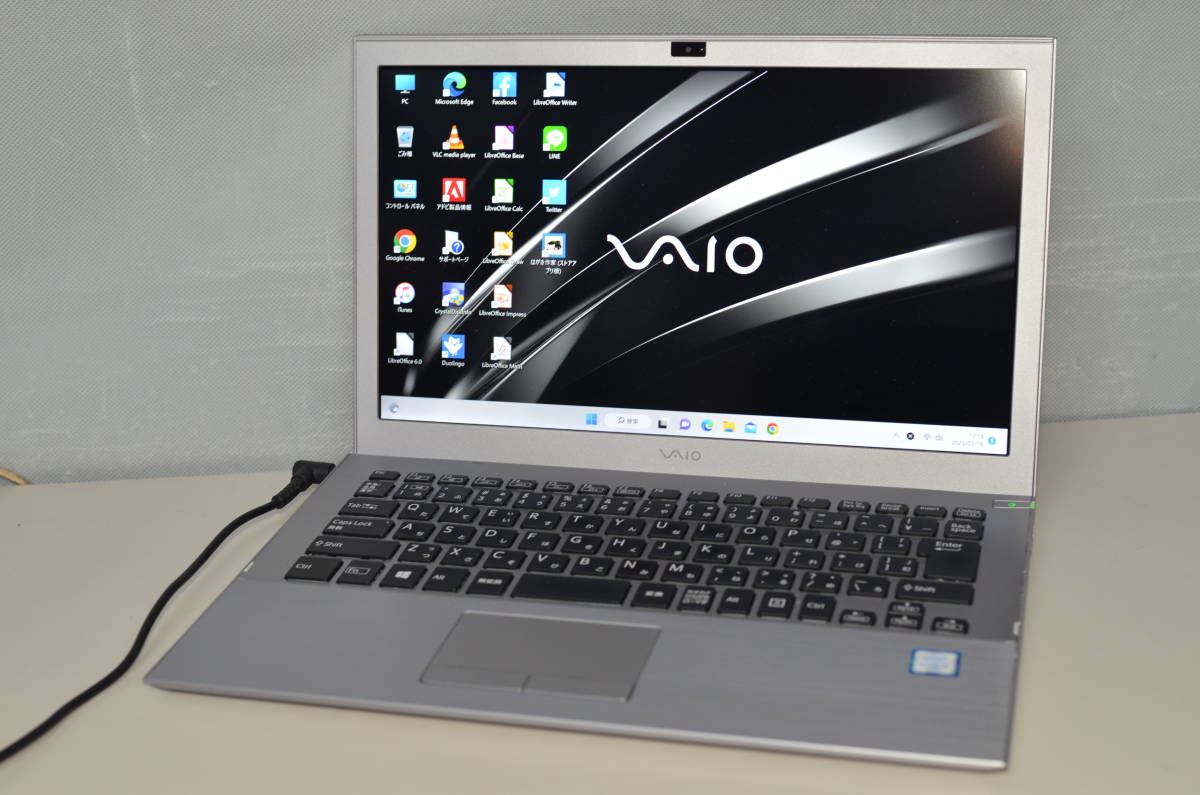 軽量ノートPC 最新Windows11+office 爆速SSD128GB SONY VJS131C11N