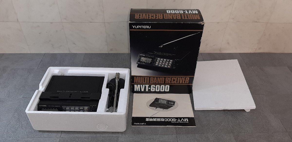 02S244□YUPITERU マルチバンドレシーバー MVT-6000 元箱付き□ マルチ