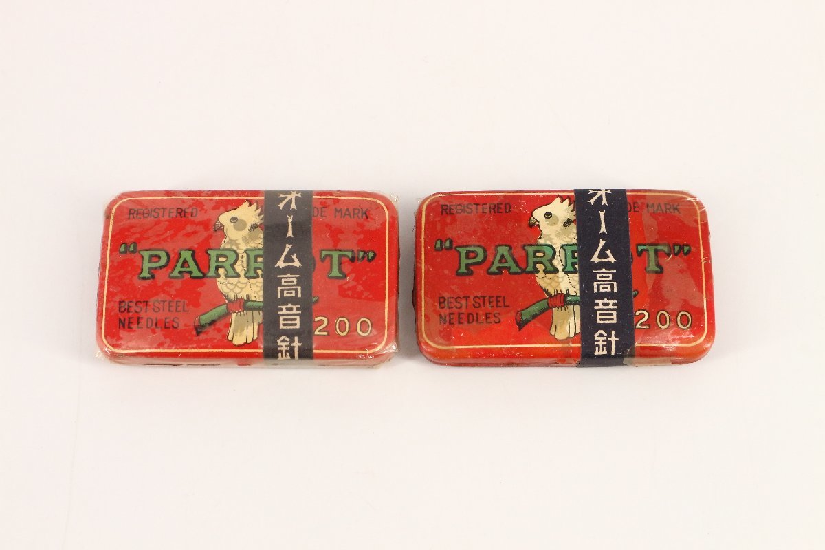 アンティーク未使用蓄音機用針缶3点 【公式通販】