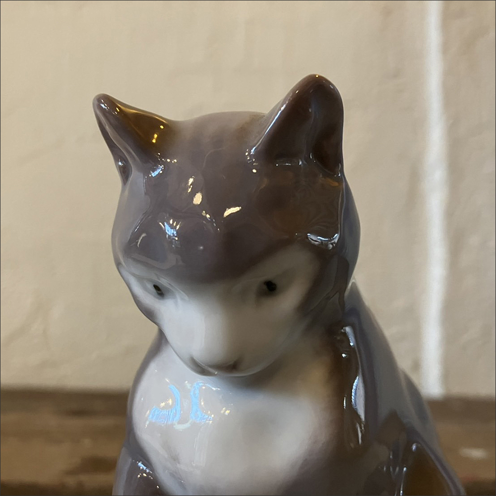 B＆G ビングオーグレンダール フィギュリン 猫】検：ダール