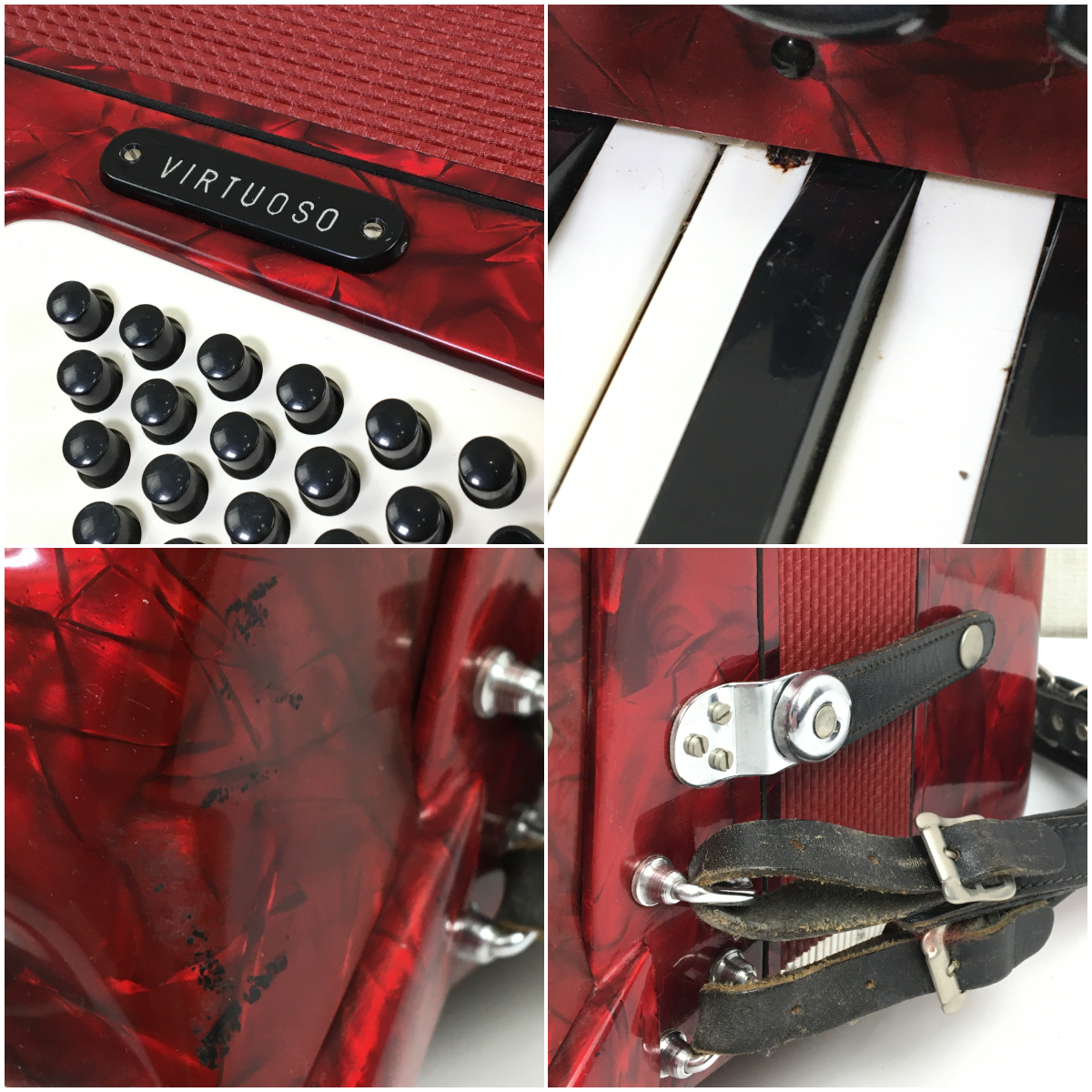 1000円～ VICTORIA Virtuoso アコーディオン ハードケース付 41鍵 120