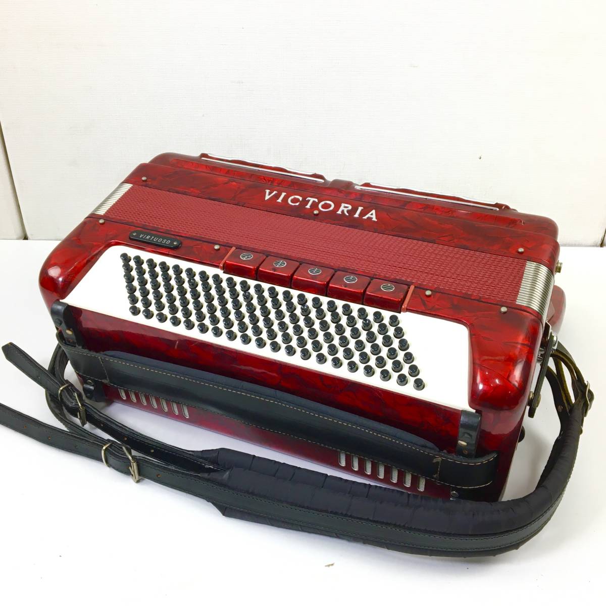 1000円～ VICTORIA Virtuoso アコーディオン ハードケース付 41鍵 120