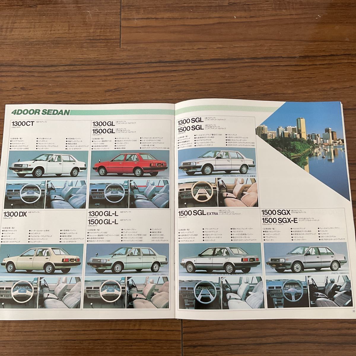 当時物 日産 NISSANサニー SUNNYカタログ 昭和59年 1984年 スーパー