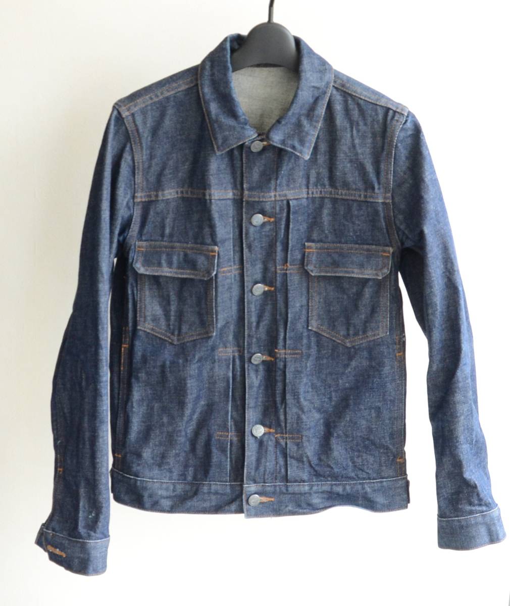 APC デニム ジャケット ジージャン 2ndタイプ ポケット付け 耳付き size S