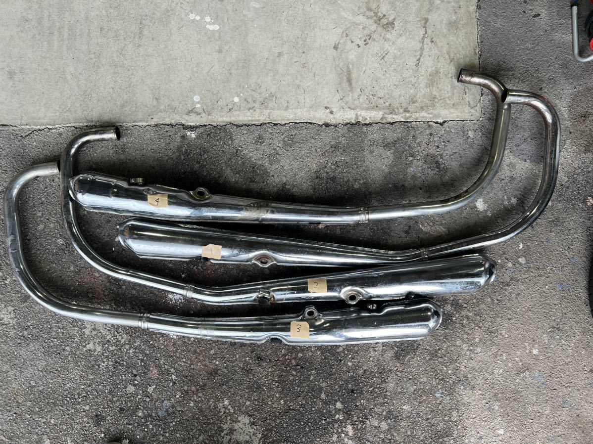 激安 Z1 900 純正マフラー 4バラ 刻印入り 縦バッフル KZ900 KZ1000 Z2 