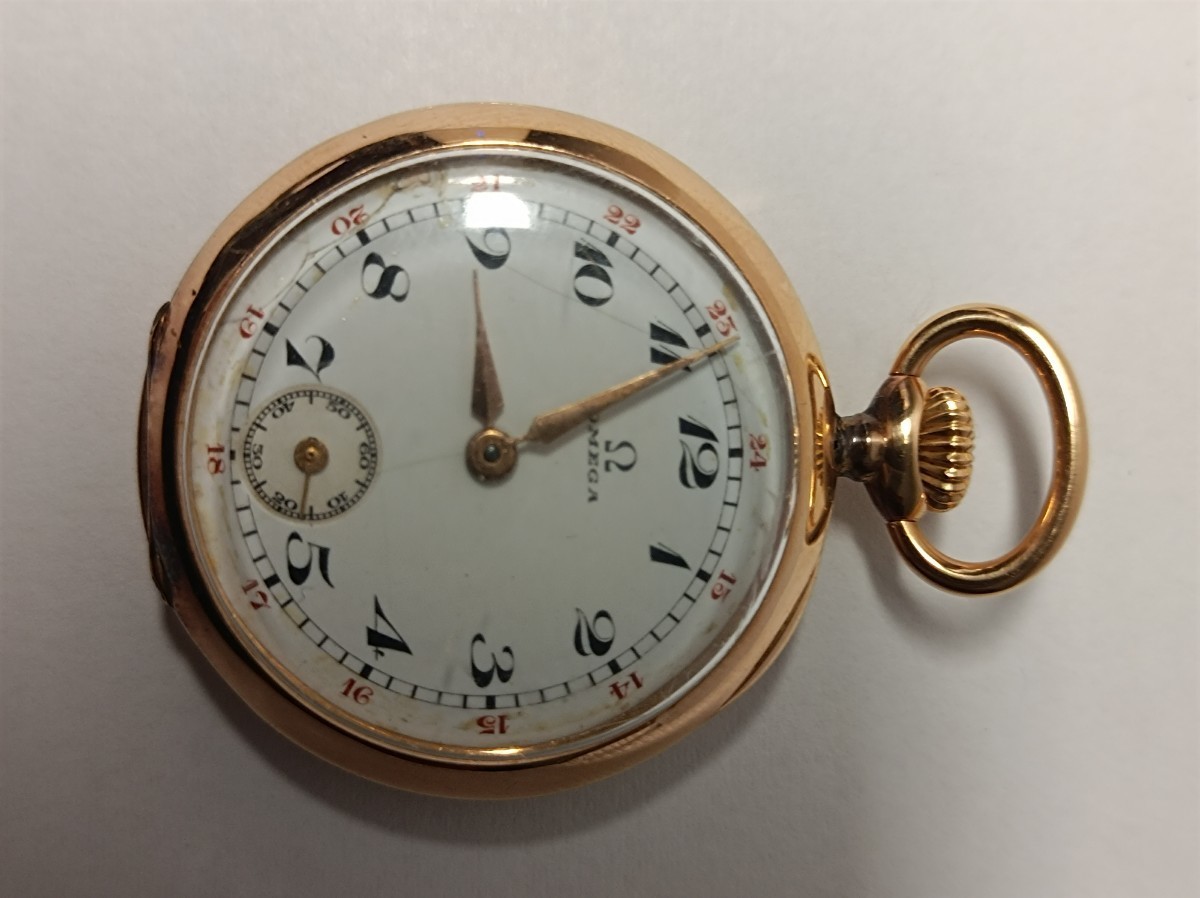 オメガ OMEGA 懐中時計 金無垢 18K 稼働品 (手巻き)｜売買された 