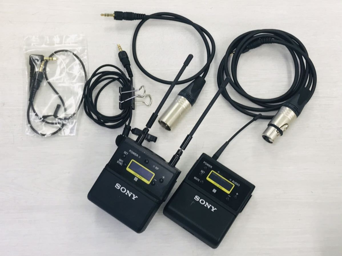 美品 【最大3セット】SONY UWP-D21 B帯ワイヤレスマイクロフォンセット