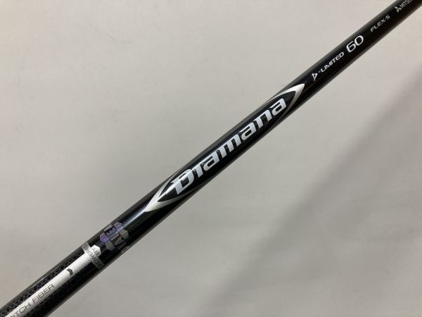 【中古】三菱ケミカル Diamana D-LIMITED 60 S フェアウェイウッド用シャフト テーラーメイドスリーブ付き＊TM SAMPLE 刻印有り