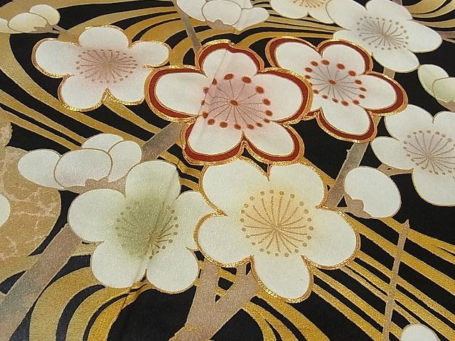 京かんざし】t-220☆訪問着 金駒刺繍 金彩加工 新品仕立て上がり 井筒屋