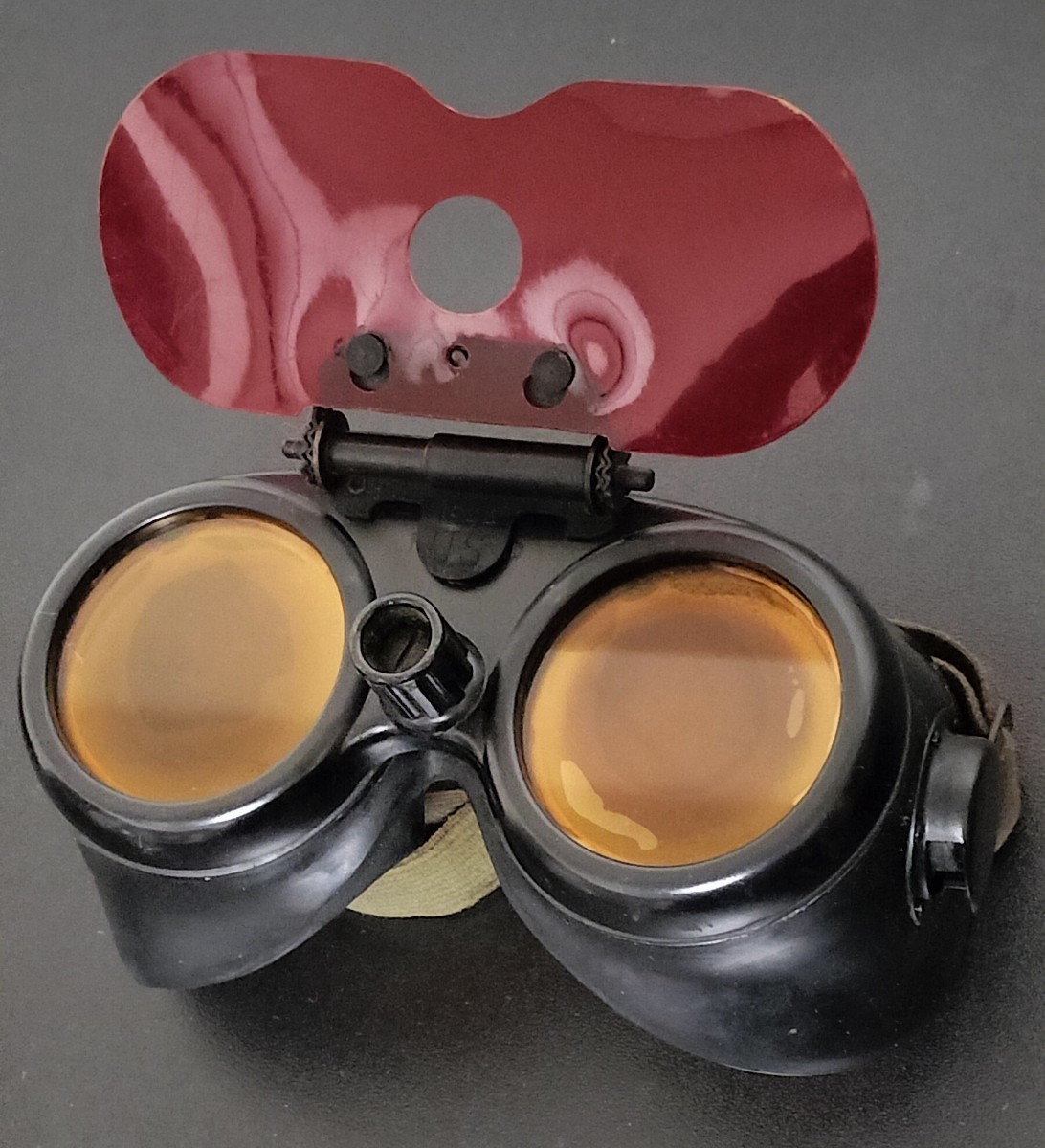 米軍実物 GOGGLE VARIABLE DENSITY 爆撃士 閃光ゴーグル 中古良品
