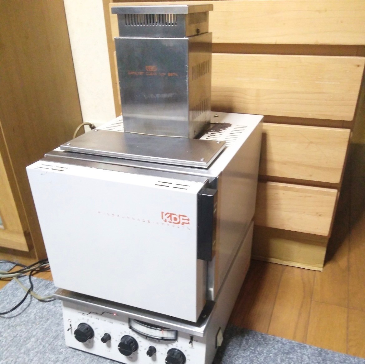 デンケン リングファーネス 電気炉 KDF007N&リバーナー付 歯科技工