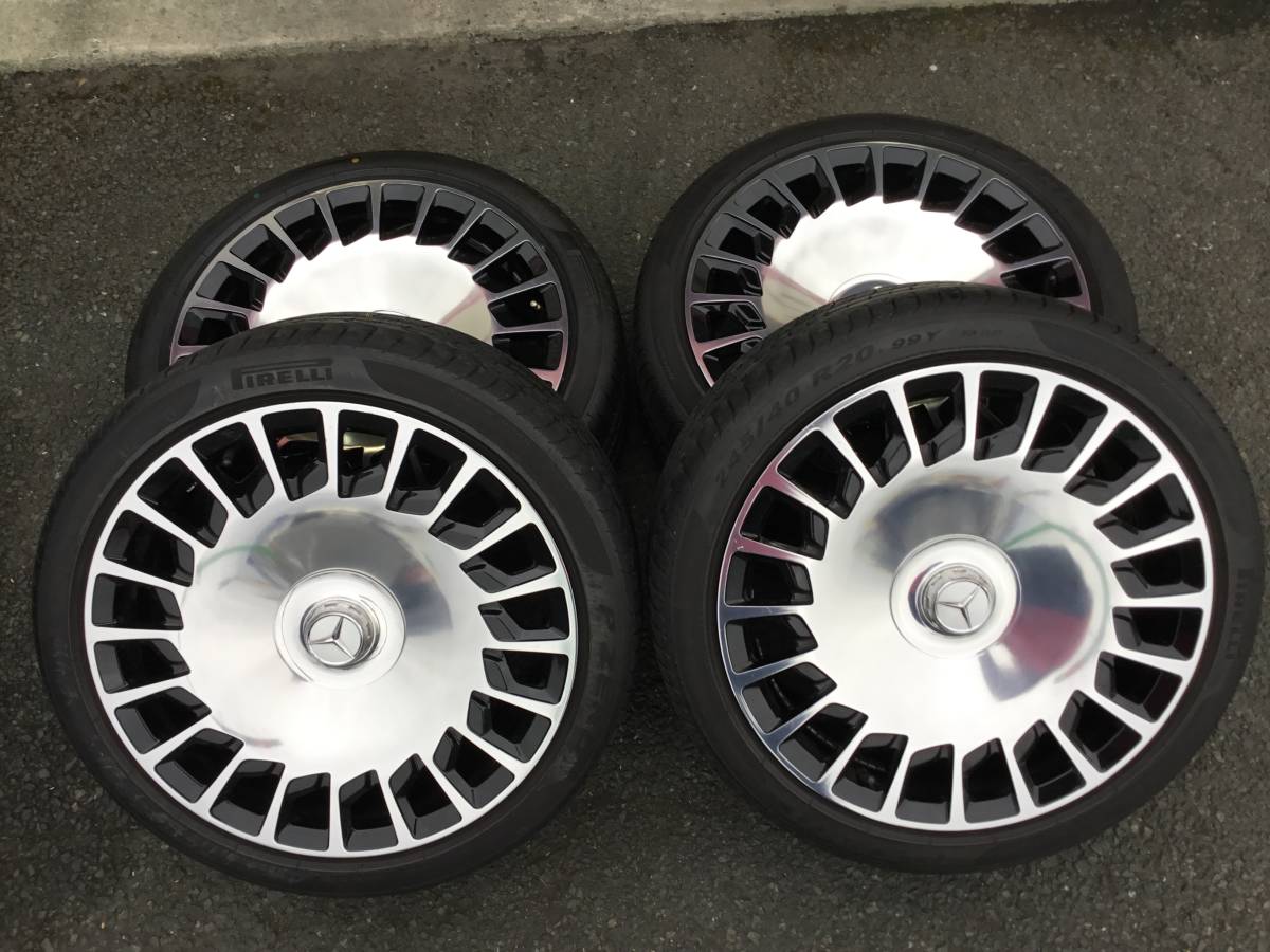 再出品 ➁ アルミ ホイール メルセデス 18インチ 8J +48 112/5 車