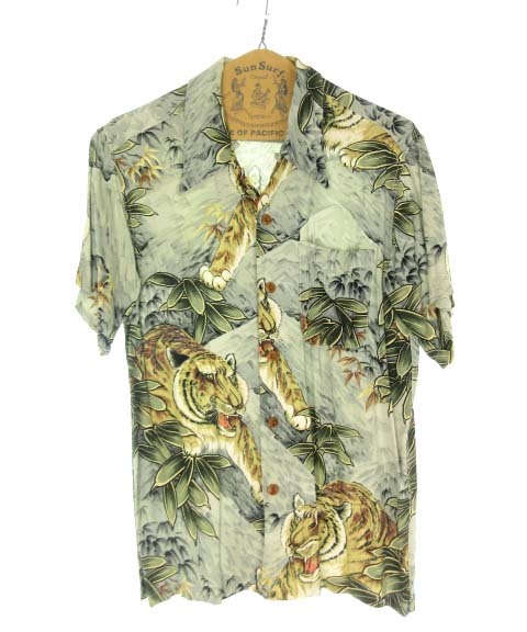 東洋 SUN SURF FIRELAND 実名復刻 アロハ 虎 M32691 サンサーフ 東洋 SUN SURF FIRELAND 実名復刻 アロハシャツ 虎 TIGER