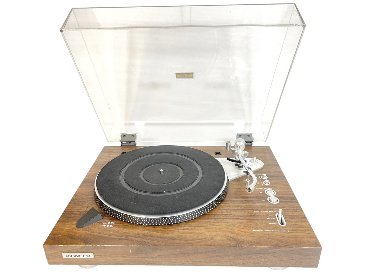 【極美品/希少銘機!】Pioneer パイオニア PL-1250 ターンテーブル レコードプレーヤー Record Player ダイレクトドライブ Direct drive