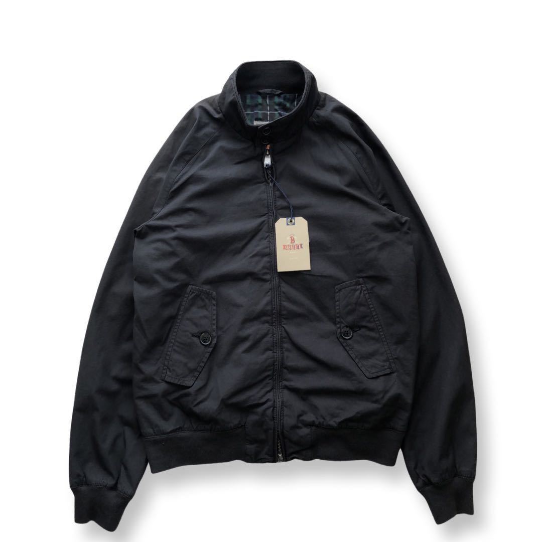 BARACUTA（バラクータ）G9 ガーメントダイ スイングトップ ハリントンジャケット 42 ブラック ブルゾン 英国 イギリス 未使用タグ付き