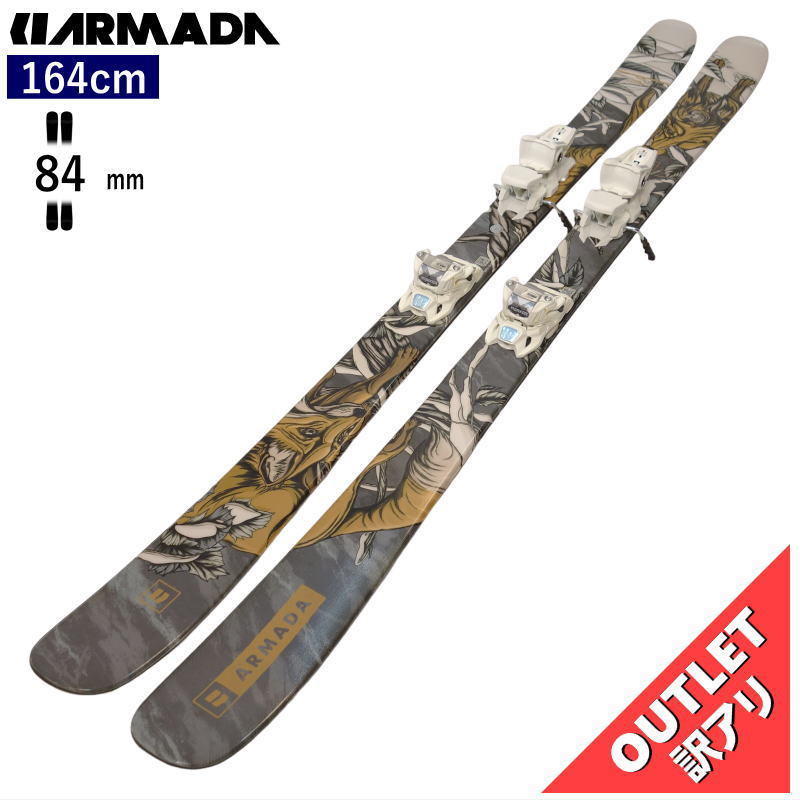 OUTLET[164cm/84mm幅]22-23 ARMADA ARV 84+SQUIRE 11 ID アルマダ 