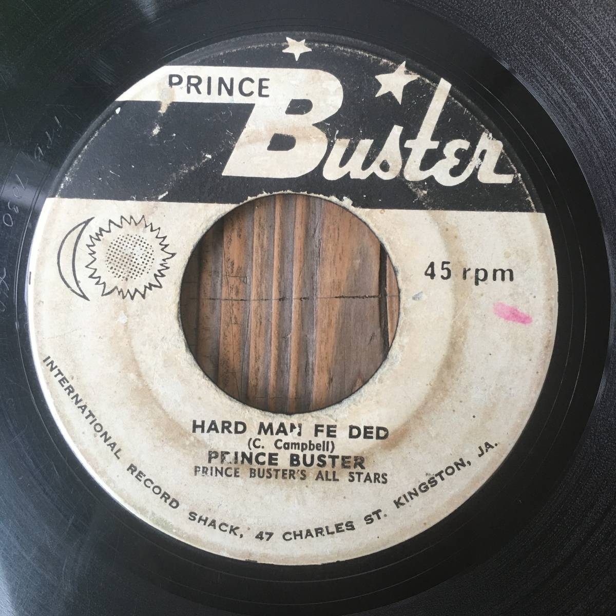 ☆試聴！鉄板！ジャマイカ盤オリジナル【Prince Buster/Hard Man Fe 