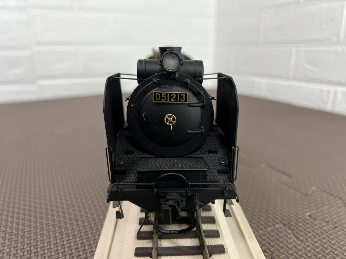 D51 蒸気機関車模型 1/42 ケース付き 完成品 / 鉄道模型 天賞堂 金属製 