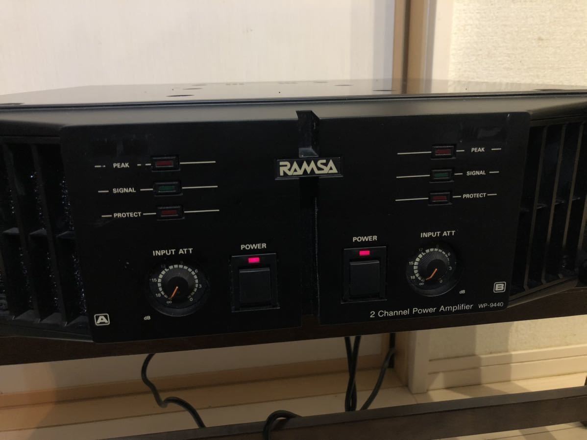 F☆RAMSA ラムサ パワーアンプ WP-9440 ☆中古☆ RAMSA パワーアンプ