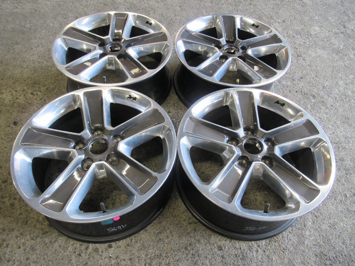 キャップ無【ジープ・ラングラー】JL型・18X7.4J+44.45 5/127☆新車