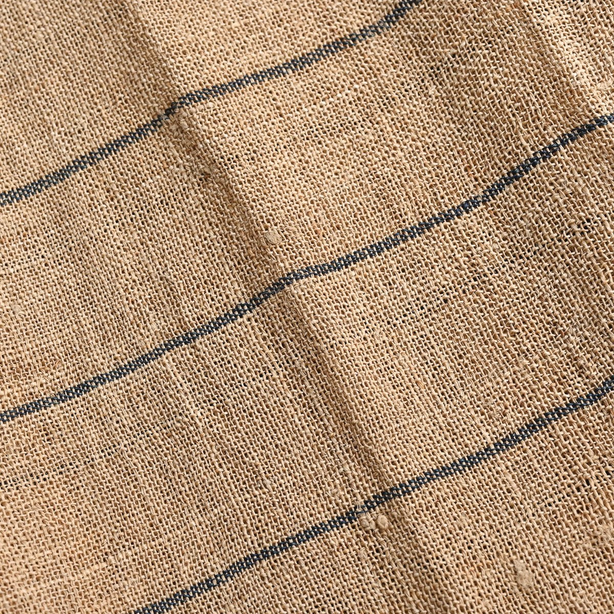 希少 シナ布 科布 しな織 縞模様 麻 古布 原始布 着物 材料