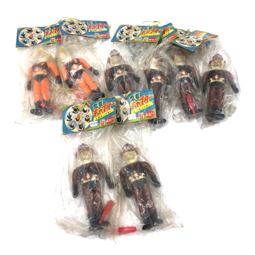 安い，HOT ポピー 忍者キャプター 土忍&times;6 雷忍&times;2 ソフビ セット 昭和レトロ ホビー 当時物 おもちゃ(ソフビ)｜売買されたオークション情報、yahooの商品情報をアーカイブ公開 - オークファン ソフビ
