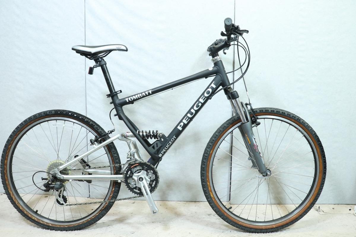 PEUGEOT TOMBATT マウンテンバイク 26 □PEUGEOT プジョー TOMBATT 26インチMTB SHIMANO 3X8S サイズM 2003