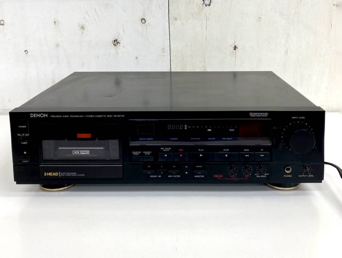 DR-M27HX DENON デノン カセットデッキ ジャンク品］DENON ステレオ