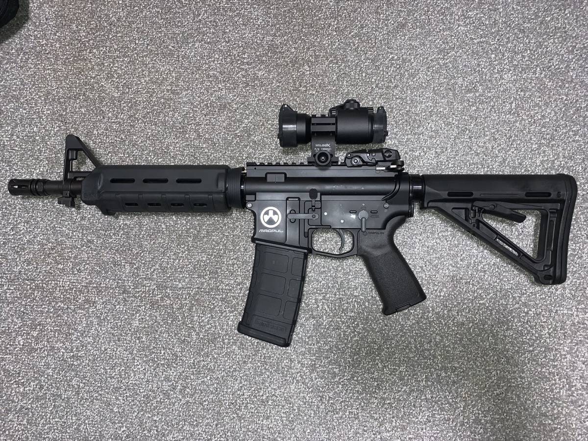 KSC　M4　マグプル　MAGPUL　ガスブローバック　GBB　光学サイト　ソフトケース付き
