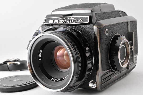 Zenza Bronica S2 S2A Body + Nikkor P 75mm f/2.8 Lens