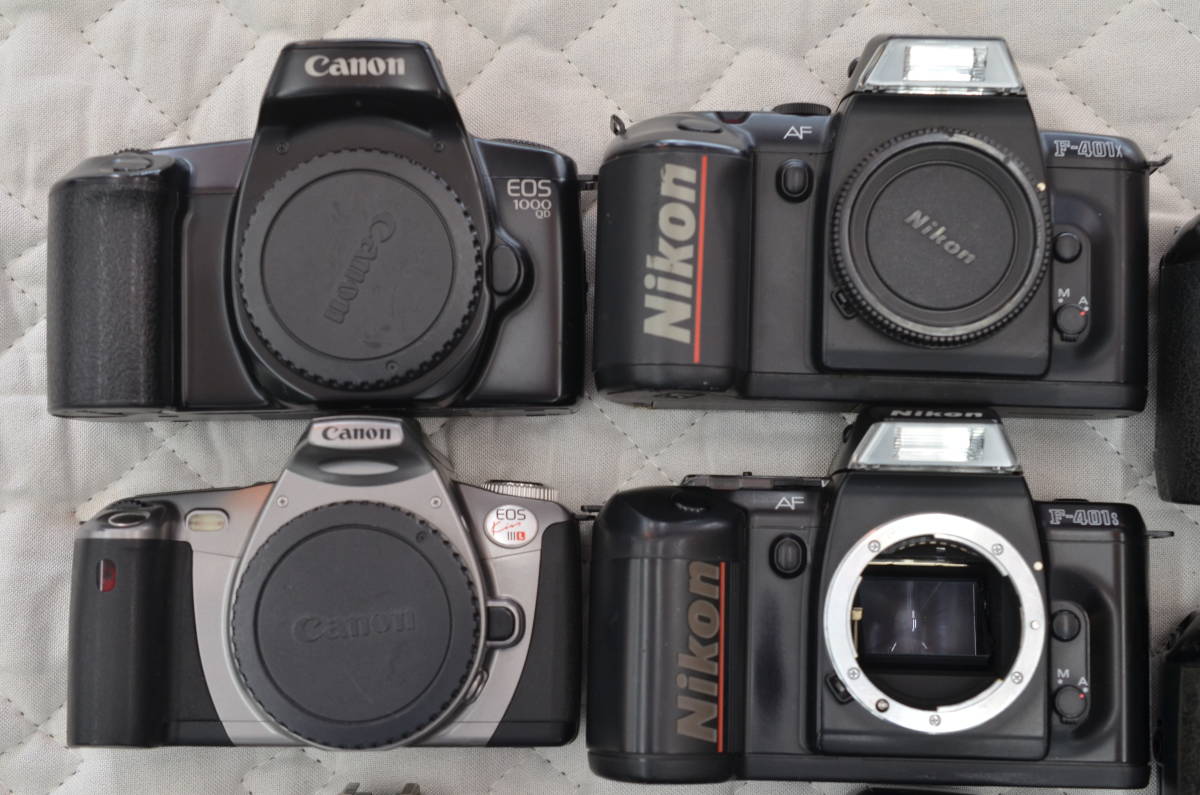 現状ジャンク品扱い/メンテナンス前提部品取り canonEOS1000QDなど19台