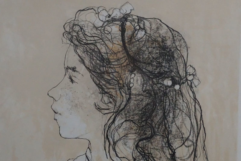 C580◇本物保証 【ジャン・ジャンセン】 リトグラフ約20号 「ロウソク  