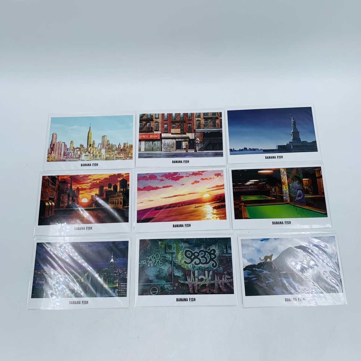 新品未開封 BANANA FISH 原画展 美術ポストカード 9種 セット バナナフィッシュ