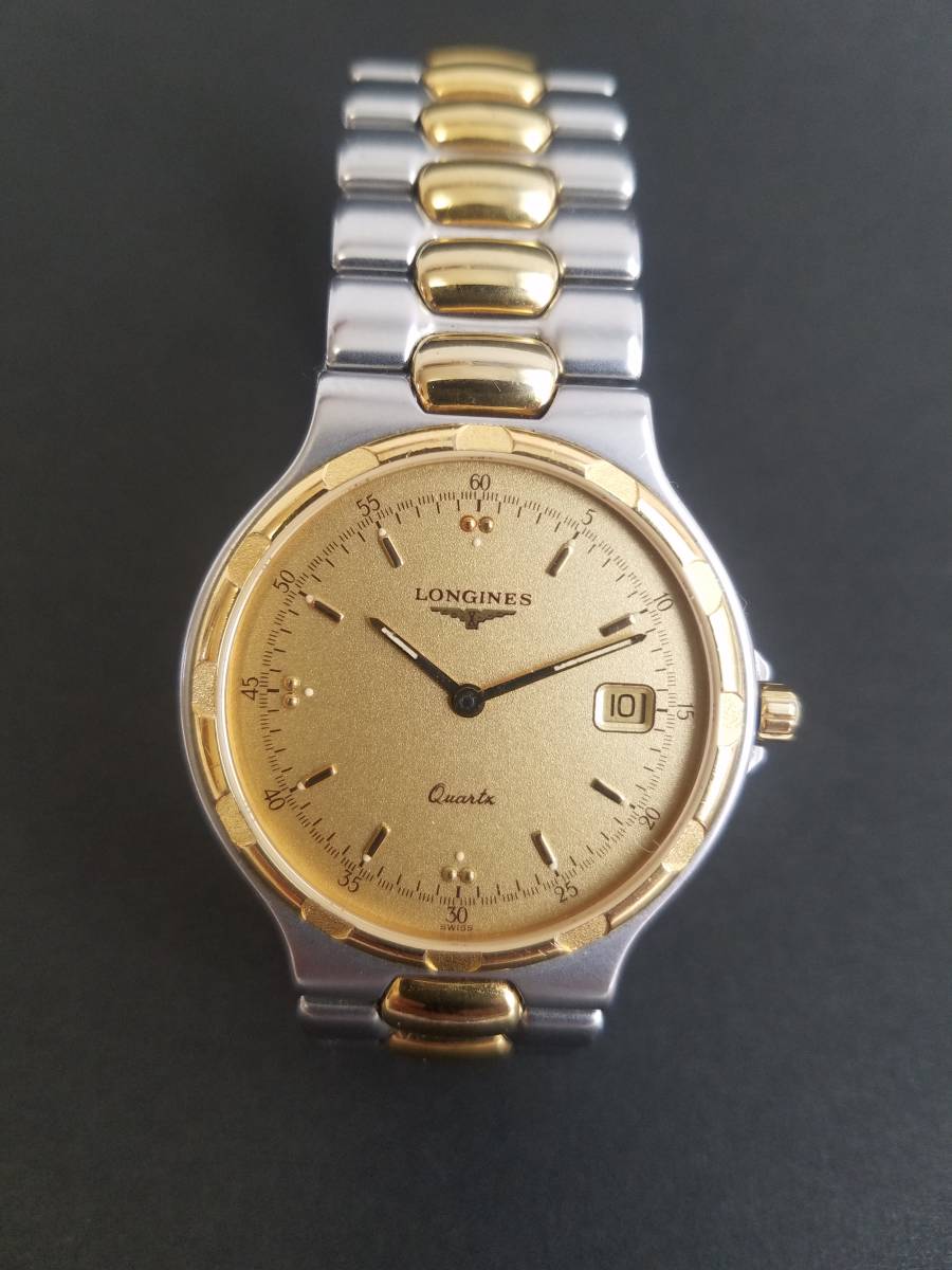 ☆メンズ腕時計 LONGINES【ロンジン】コンクエスト ゴールド文字盤