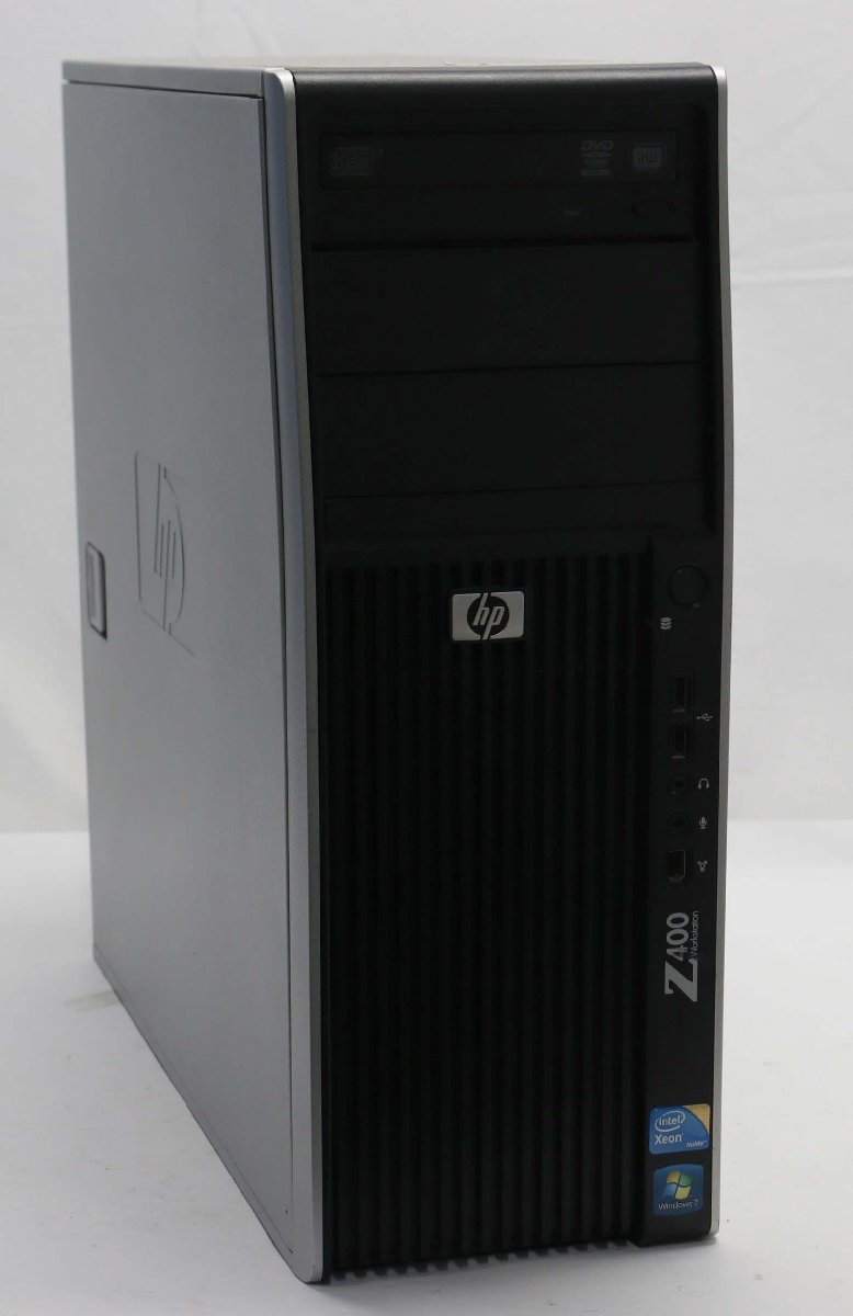 OS無 訳有 HP Z400 Workstation LZ329PA#ABJ Xeon W3580 メモリ計12GB HDD無 PC ワークステーション エイチピー タワー I032802