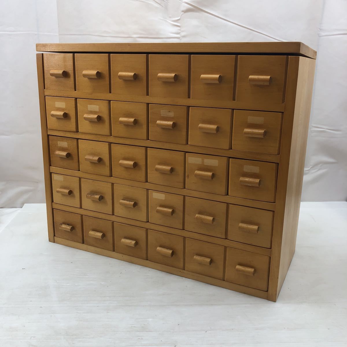 美品☆レトロ薬棚 小物収納引き出し 美品☆レトロ薬棚 小物
