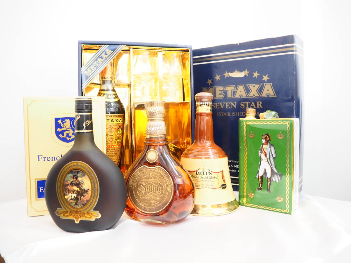 ☆未開栓☆飲み比べ♪ウイスキー&ブランデー5本色々 CAMUS NAPOLEON