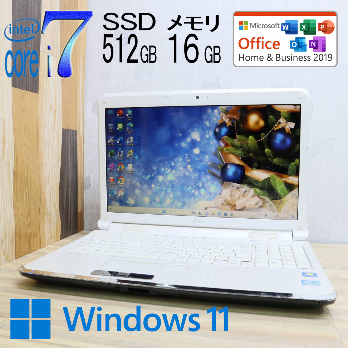 ☆美品 最上級4コアi7！新品SSD512GB メモリ8GB☆T551 Core i7-2630QM