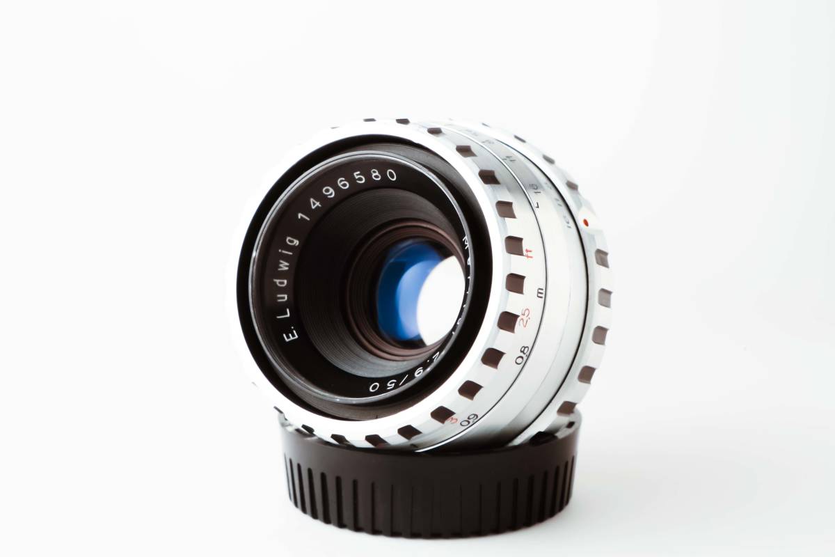 極希少】E.Ludwig Meritar 50mm f2.9 / M42マウント レンズ ドイツ製