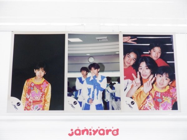 嵐 大野智 Jr.時代 公式写真 3枚 Jr.初期頃 オフショット [難小]