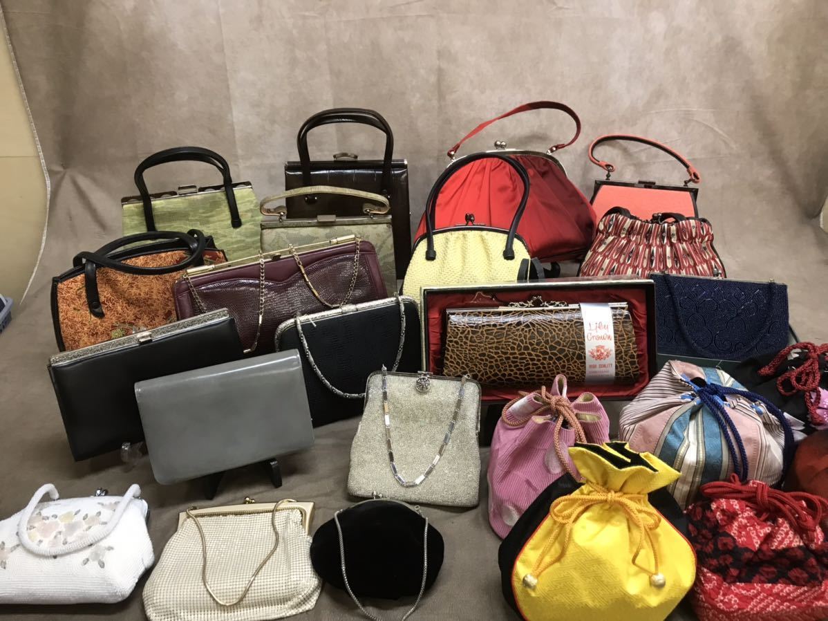 バッグ かばん ビーズバッグ 小銭入れ 巾着 ハンドバッグ クラッチ 