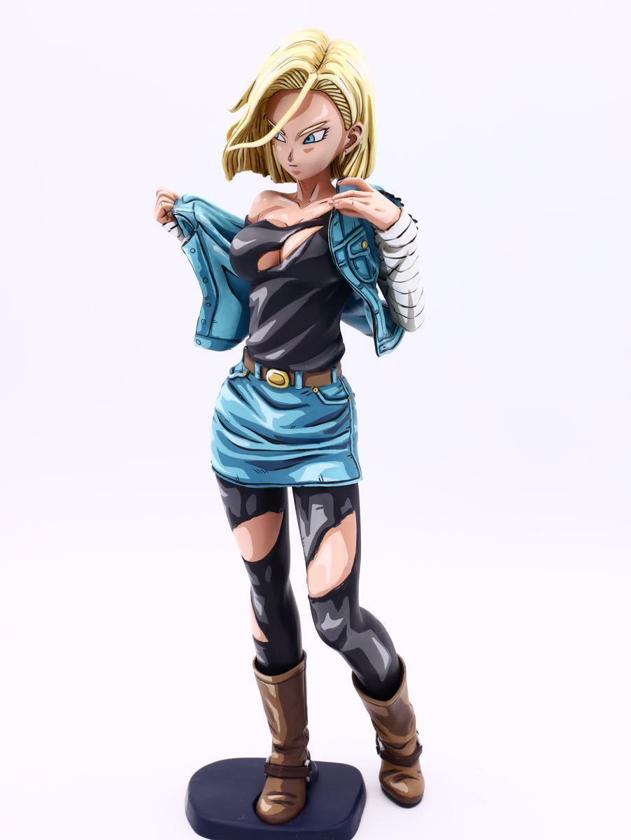 ドラゴンボール 人造人間18号 2次元塗装 リペイント フィギュア 2D