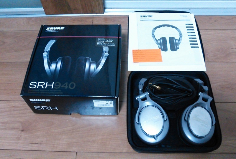 中古・現状品】 SHURE SRH940 ヘッドホン 密閉型 スタジオモニター