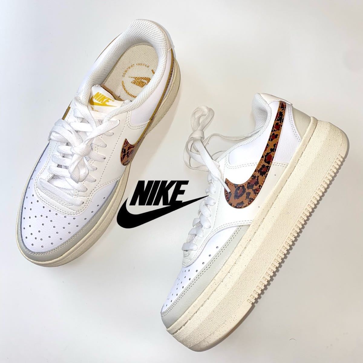 NIKEナイキ　ウィメンズ　コートヴィジョンALTA DO2791-100 白　28cm