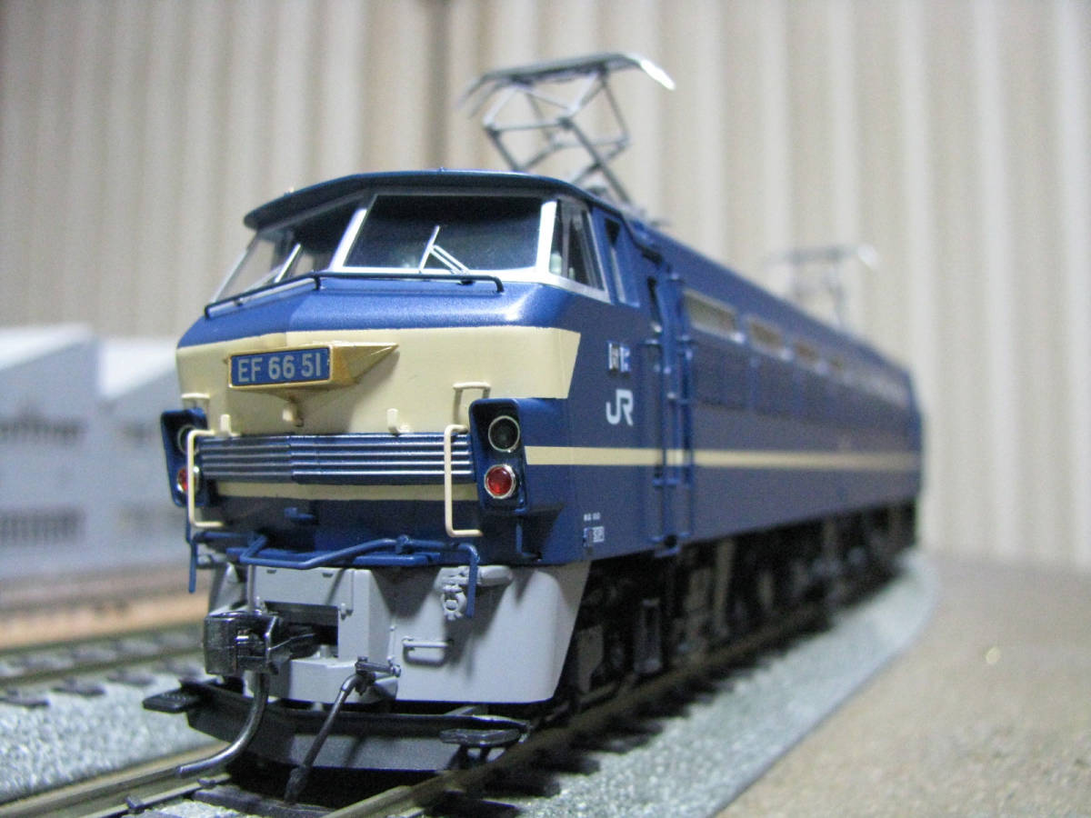 模型・プラモデル TOMIX HO-116 国鉄 EF66【ひさし付】手すり等真鍮に交換