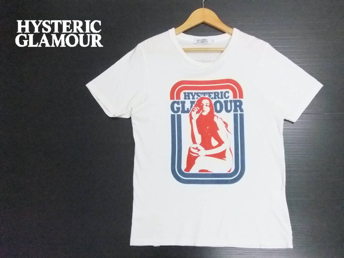 ■HYSTERIC GLAMOUR■Tシャツ 白 Mサイズ セクシーガール バックプリント ヒステリックグラマー
